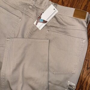 NWT Genteal Flex Canvas 5 Pocket Pants Men's 30x34 Pecan Beige